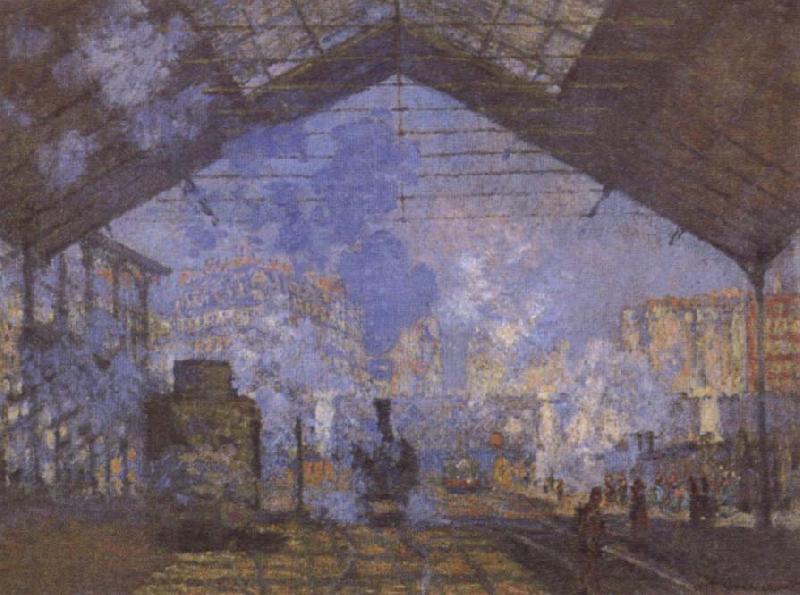 Claude Monet Gare Saint-Lazare Sweden oil painting art